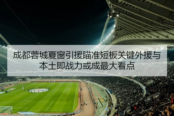 成都蓉城夏窗引援瞄准短板关键外援与本土即战力或成最大看点